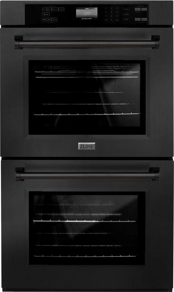 Zline AWD30BS Black Stainless Steel 30 Inch Freestanding Double Wall Oven