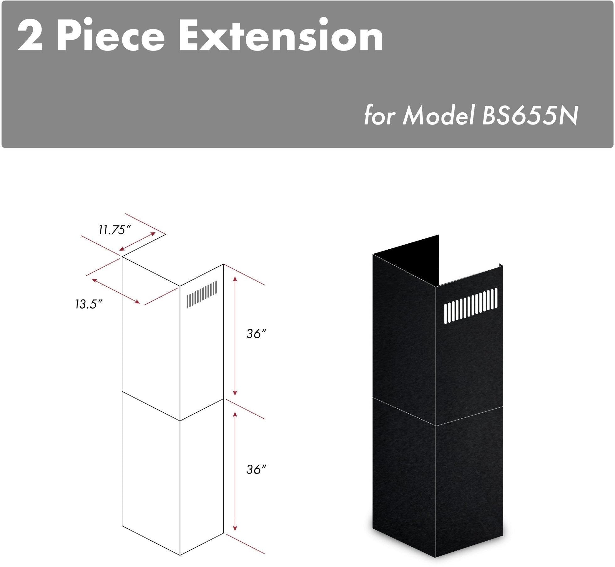 Zline 2PCEXTBS655N