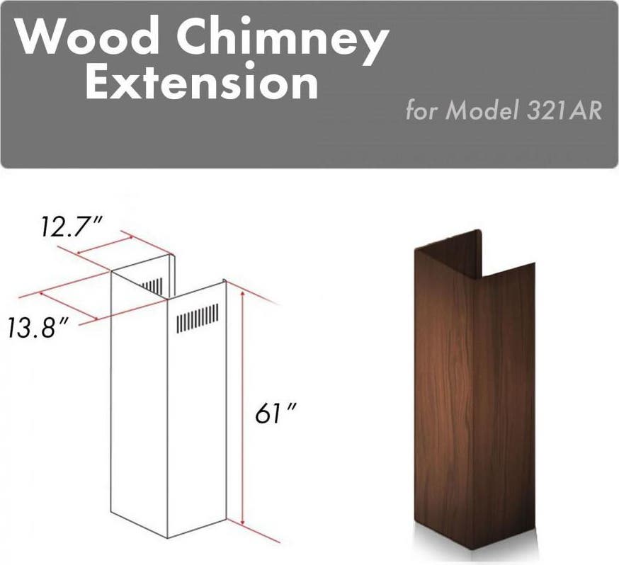 Zline 321ARE Solid Birch Wood With Distressed Finish: Antigua C...