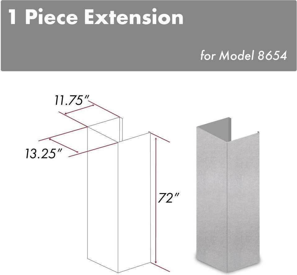Zline 8654E Durasnow Stainless Steel
