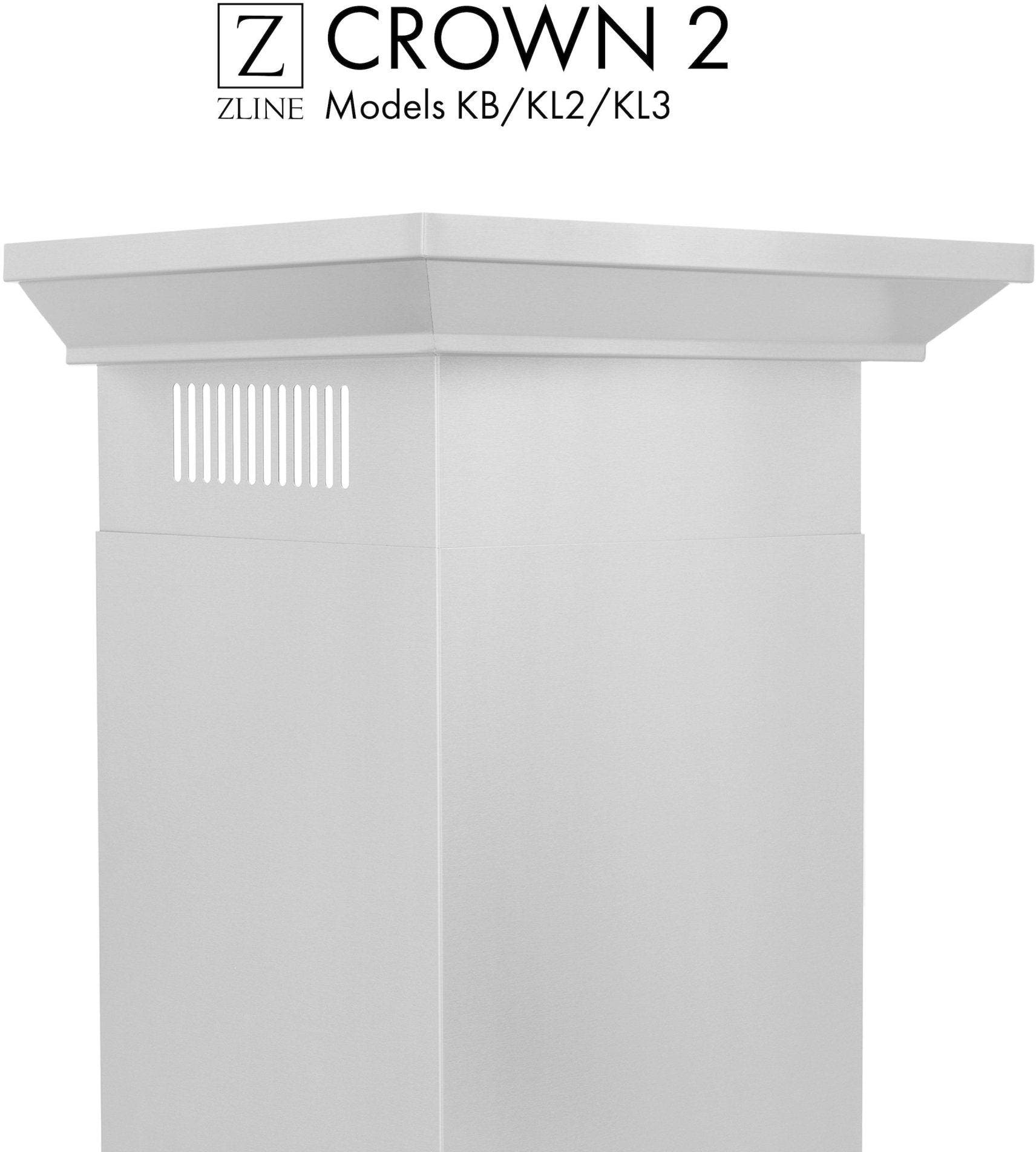 Zline CM2KBKL2KL3 Brushed 430 Stainless Steel