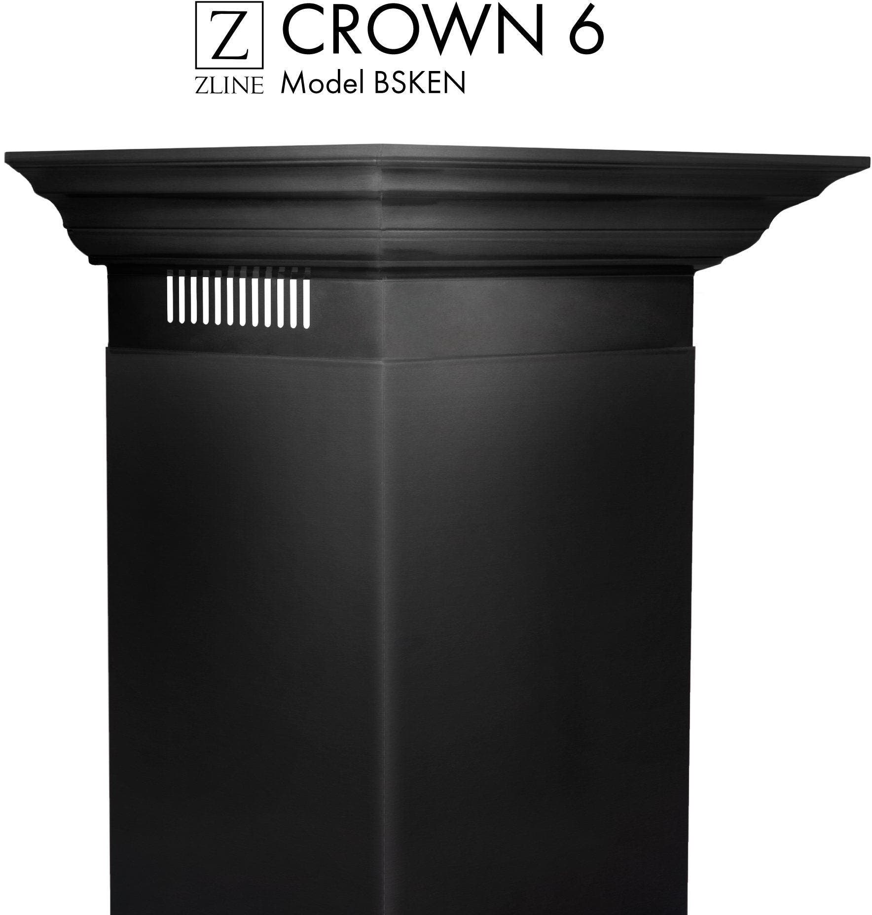 Zline CM6BSKEN Black Stainless Steel