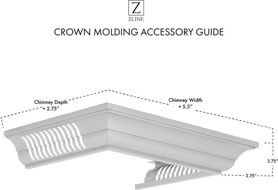Zline CM6BTKF1KF2 Brushed 430 Stainless Steel