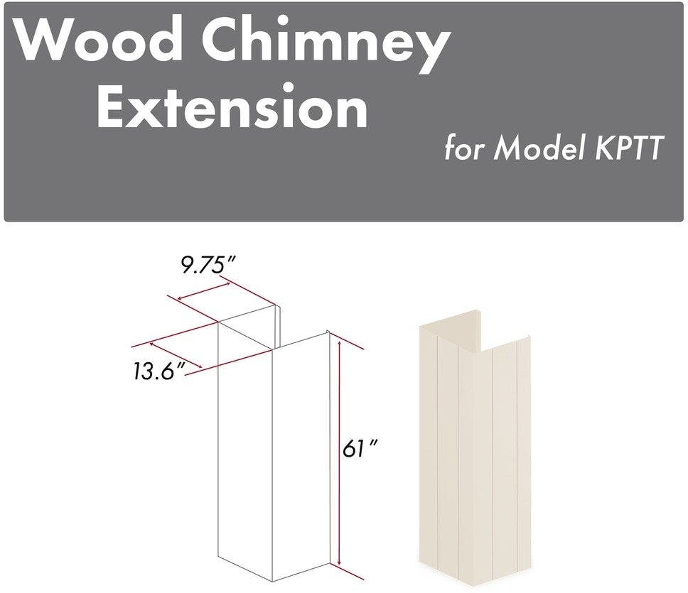 Zline KPTTE Solid Wood Exterior With Stainless Steel Insert, C...