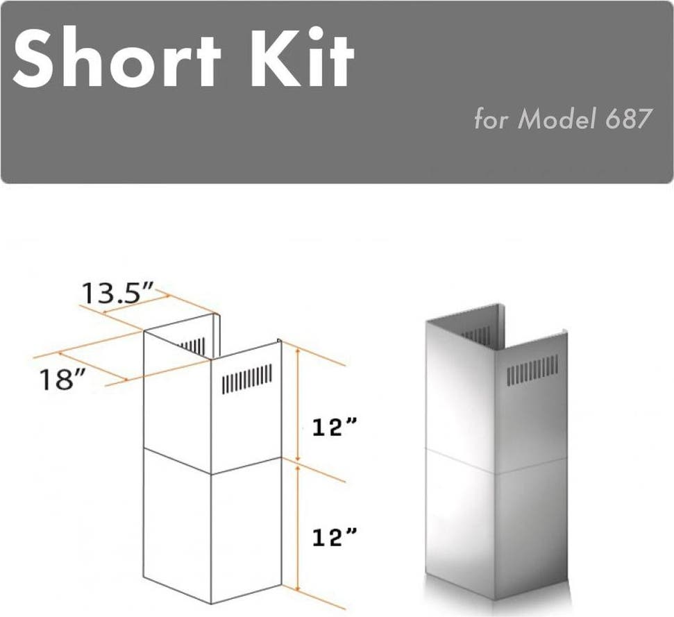 Zline SK687 Brushed 430 Stainless Steel