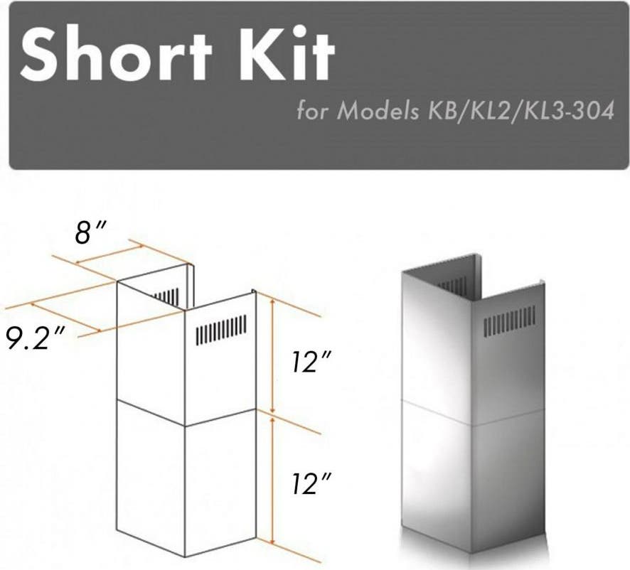 Zline SKKBKL2KL3304 Brushed 304 Stainless Steel