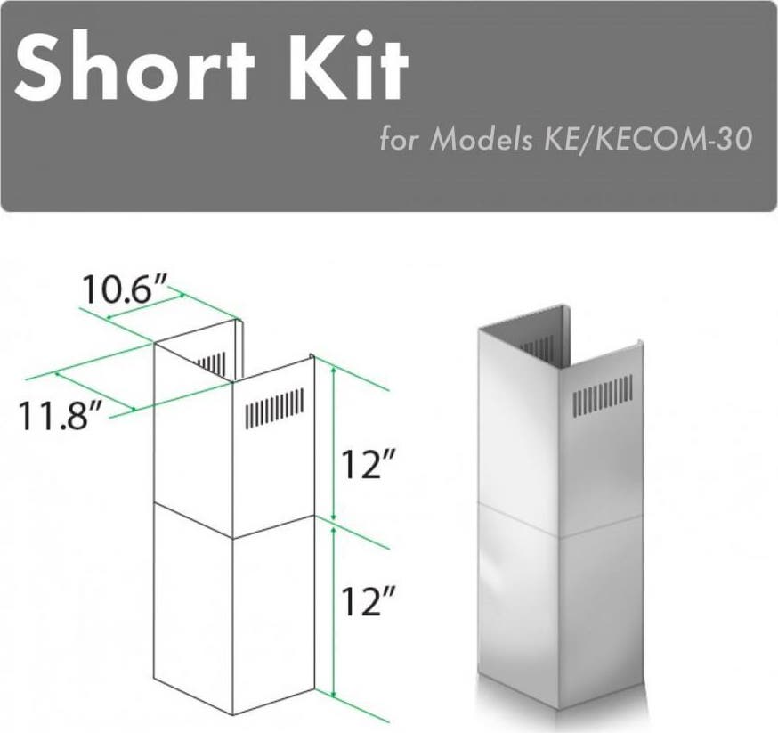 Zline SKKEKECOM30 Brushed 430 Stainless Steel