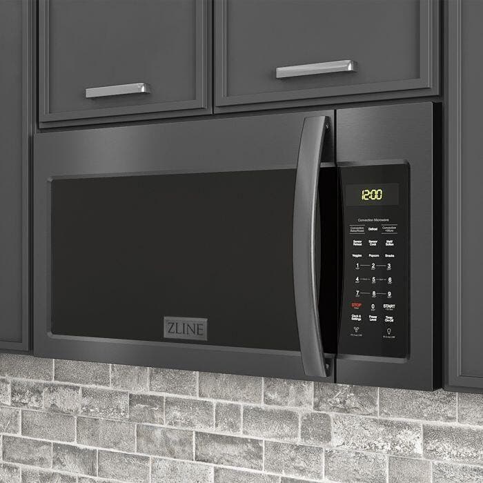 Zline MWOOTR30BS Black Stainless Steel