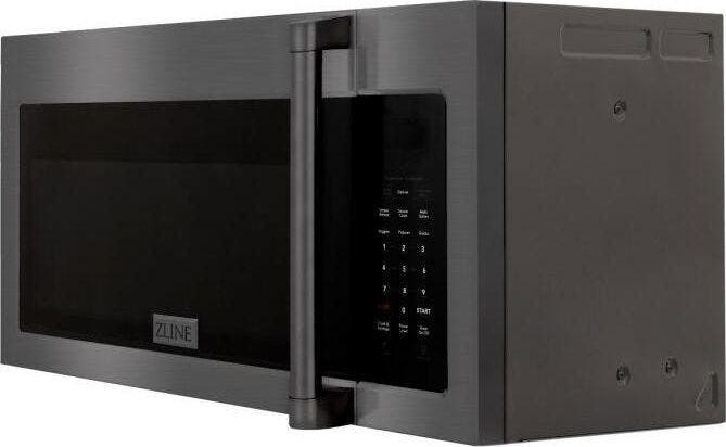 Zline MWOOTRH30BS Black Stainless Steel, Modern Handle