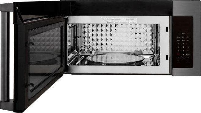 Zline MWOOTRH30BS Black Stainless Steel, Modern Handle