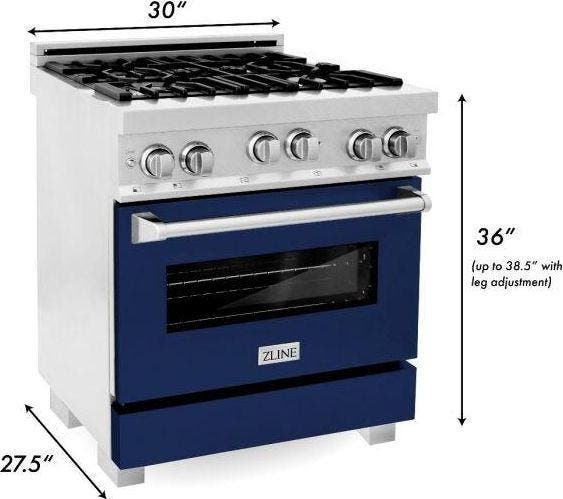 Zline RGSBG30 Blue Gloss
