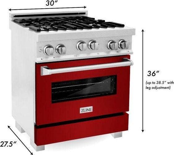 Zline RGSRG30 Red Gloss