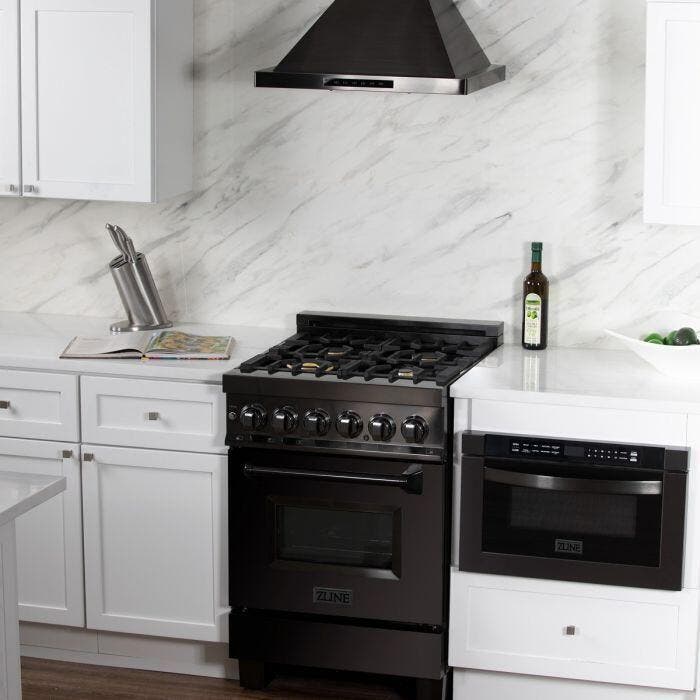 Zline RABBR24 Black Stainless Steel