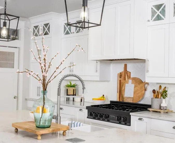 Zline RTBBR30 Black Stainless Steel, Brass Burners