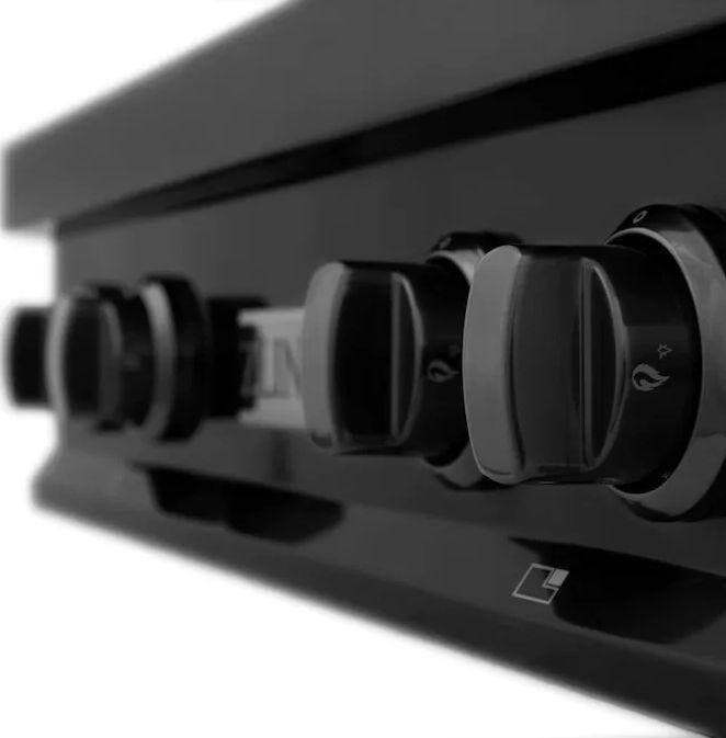 Zline RTBBR30 Black Stainless Steel, Brass Burners