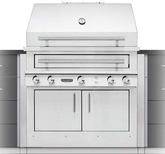 Kalamazoo K750HB1LPBLKM6 Marine Grade Stainless Steel, Liquid Propane Bulk