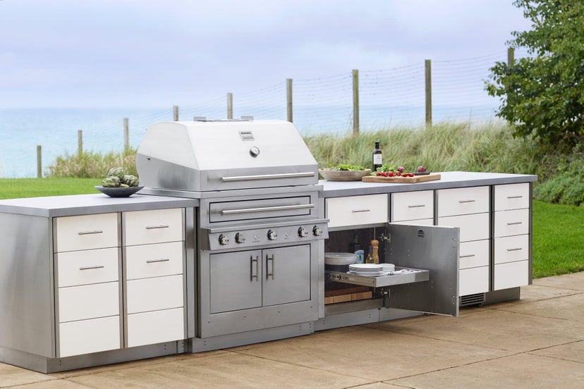 Kalamazoo KD211WCPCM6 Arcadia 21 Inch Waste and Recycling Storage