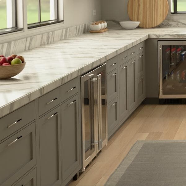 Marvel MLCL215SG01A Stainless Steel, Glass Door, Gravity Drain