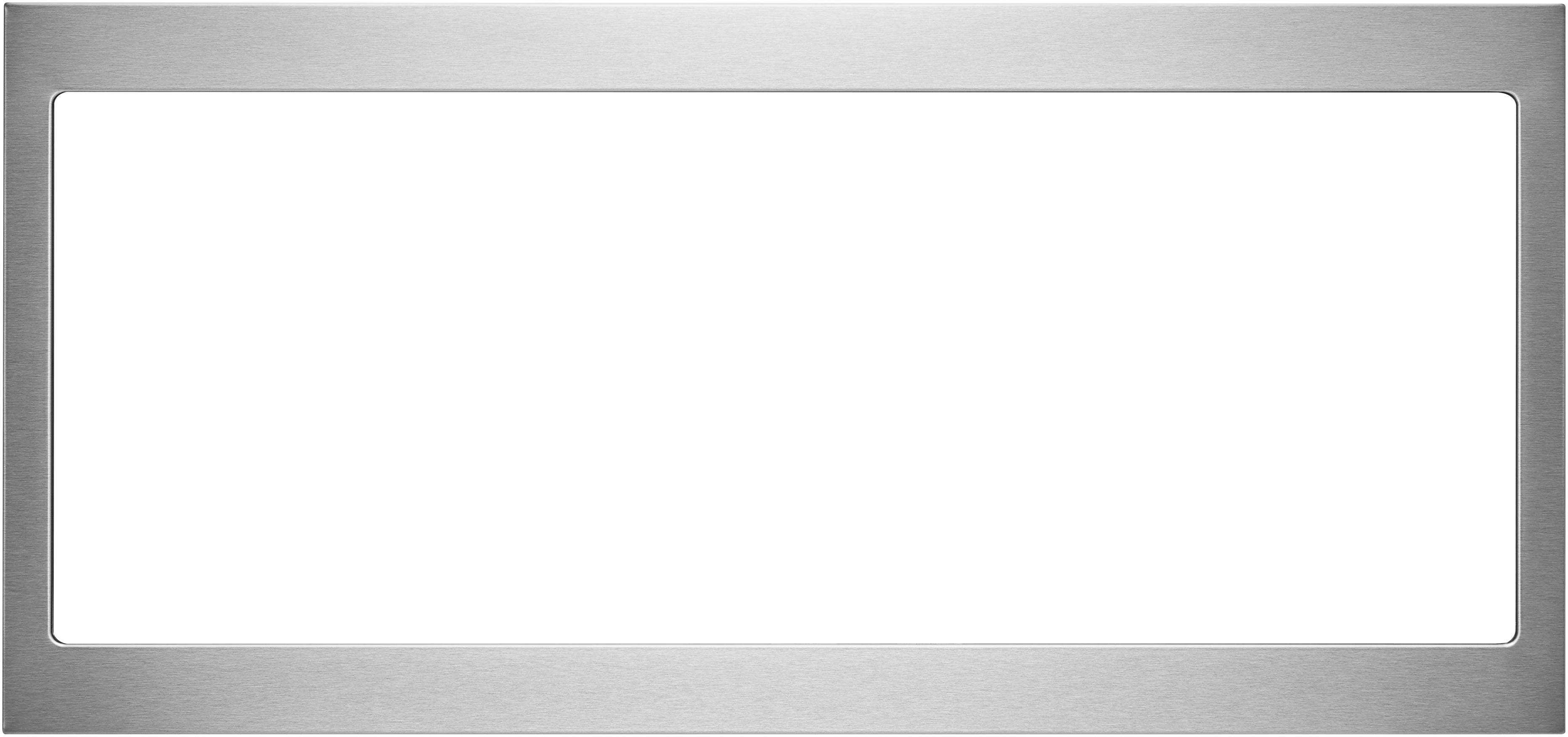 Built-In Low Profile Microwave Slim Trim Kit, Stainless Steel, Size: 31.5"L x 17.5"W x 5"D, fits cut-out height 12"