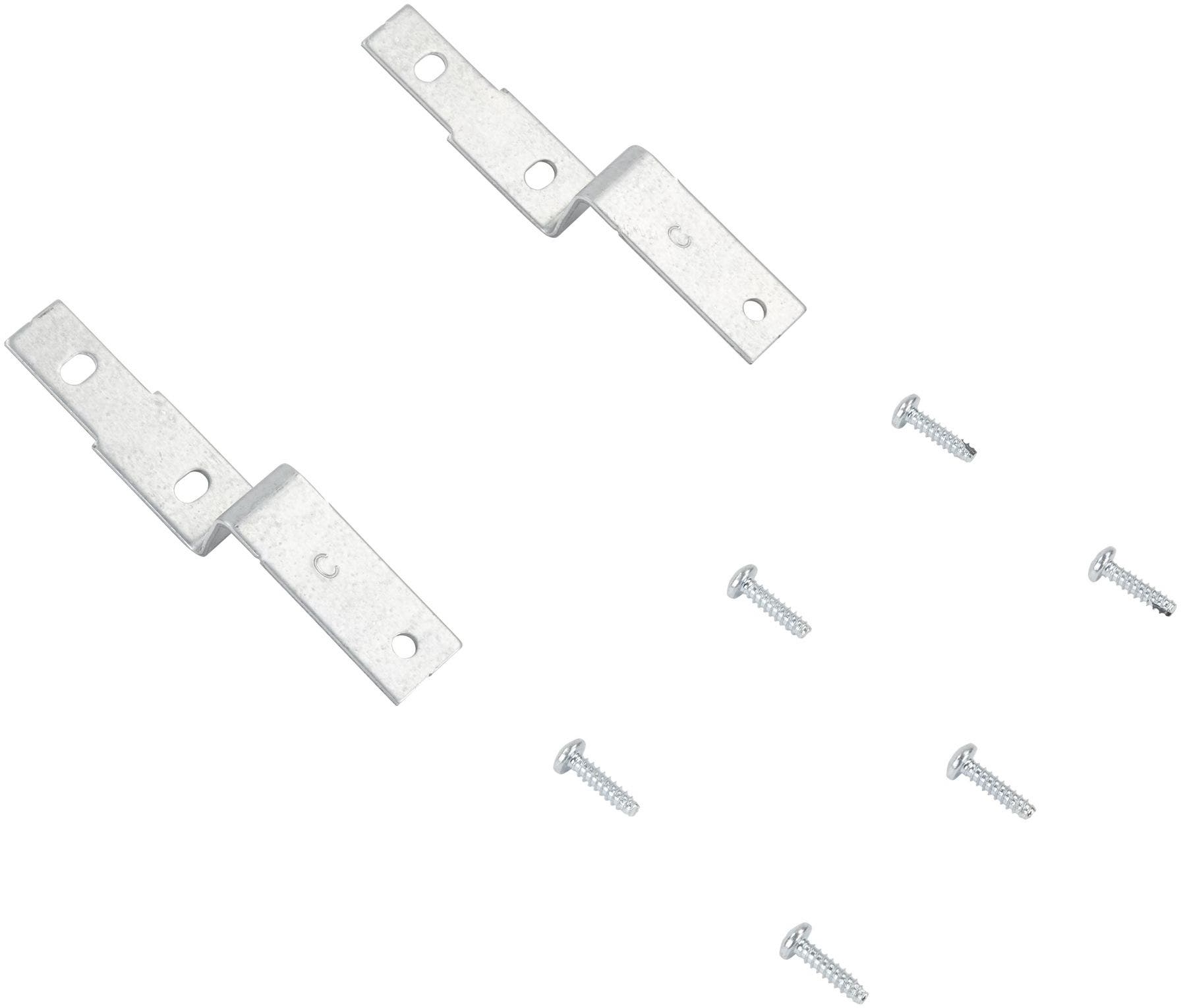 Washer & Dryer Stacking Kit with 23" adhesive pads (2), 2 galvanized steel brackets, and 4 screws