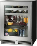 24 Inch, 4.8 Cu. Ft. Built-In Uncounter Beverage Center with Smooth Ball Bearing Glides