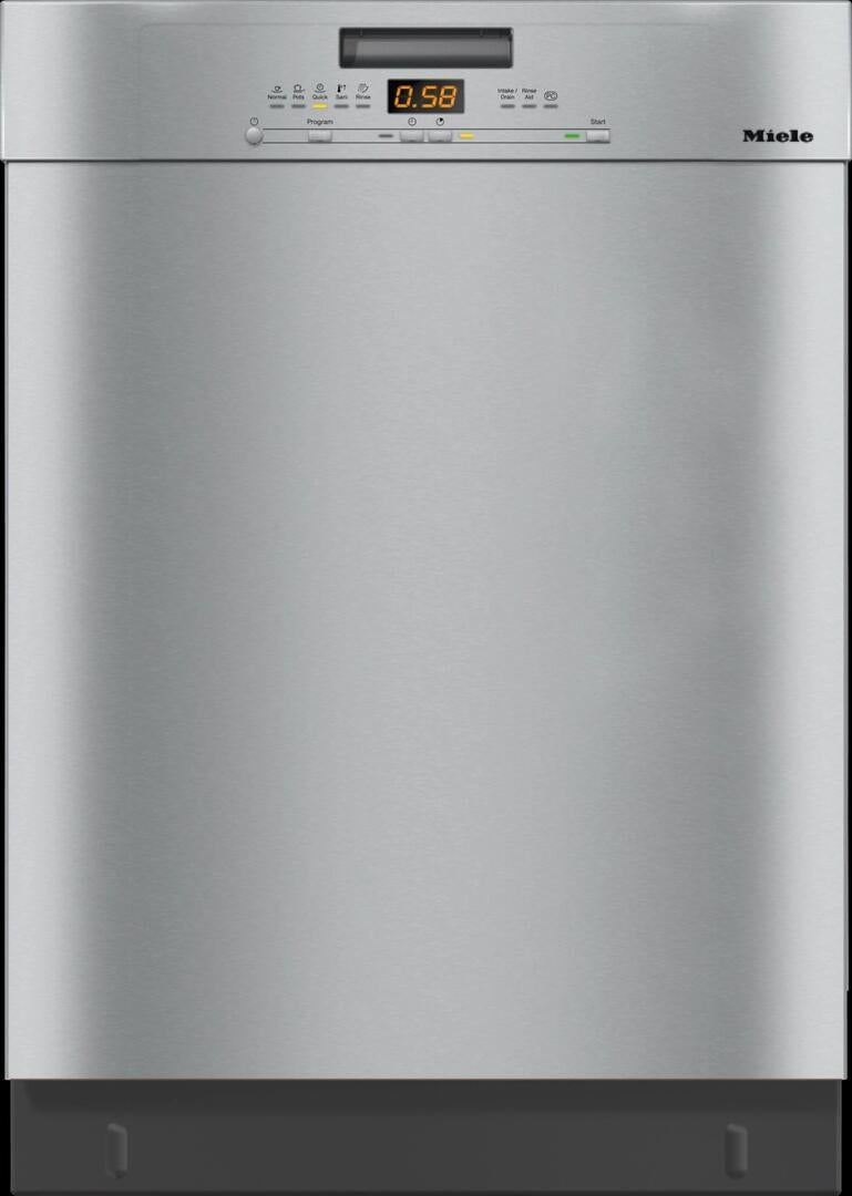 Miele G5006SCU 24 Inch BuiltIn Dishwasher with Quick Intense Wash Clean Touch Steel Plesser