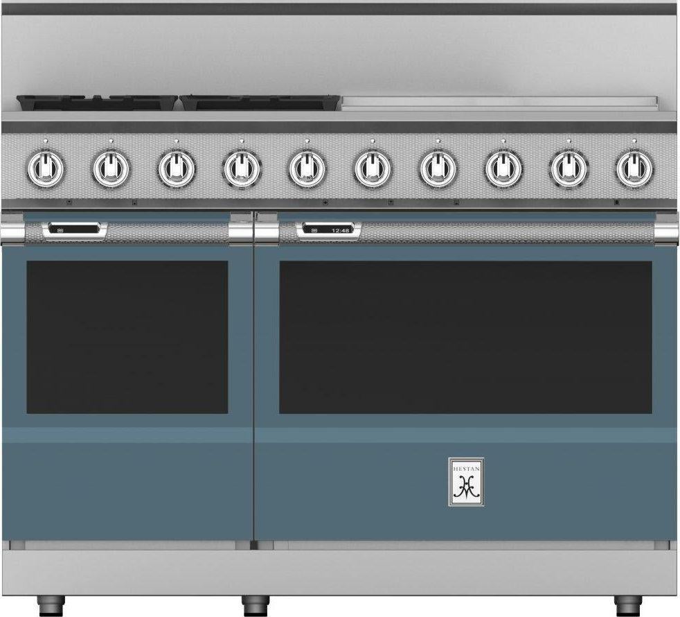 Hestan KRD484GDNGGG 48 Inch Freestanding Dual Fuel Range with 4 Sealed