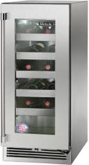 15 Inch, 2.8 Cu. Ft. Built-In Single Zone Wine Cooler with LED Light
