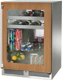 24 Inch, 5.2 Cu. Ft. Built-In Undercounter Beverage Center with 2 Wine Racks