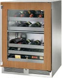 24 Inch, 5.2 Cu. Ft. Built-In Wine Cooler with LED Light