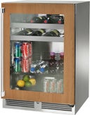 24 Inch, 5.2 Cu. Ft. Built-In Undercounter Beverage Center with LED Lighting