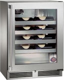 24 Inch, 3.1 Cu. Ft. Built-In Single Zone Wine Cooler with LED Lighting