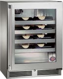 24 Inch, 3.1 Cu. Ft. Outdoor Built-In Single Zone Wine Cooler 