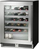 24 Inch, 5.2 Cu. Ft. Built-In Single Zone Wine Cooler