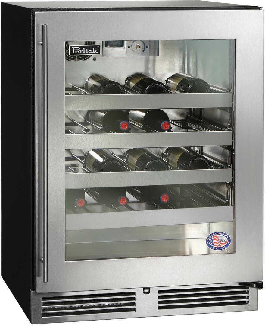 Perlick HA24WB44R 24 Inch, 4.8 Cu. Ft. Built-in Undercounter Wine