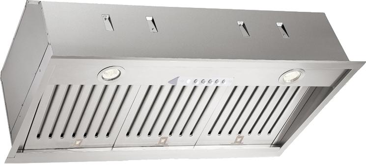XO Ventilation XOI45KSE Cabinet Insert Hood Stainless Steel