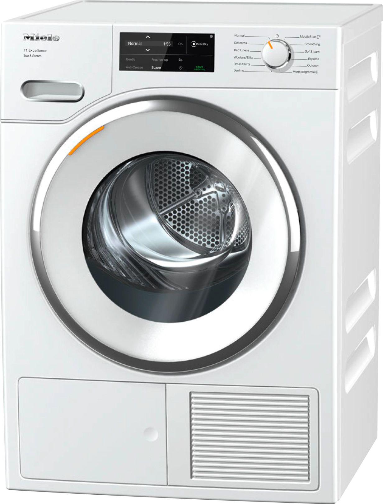 Miele TXR860WP 24 Inch Front Load Electric Dryer with Honey Comb Drum ...