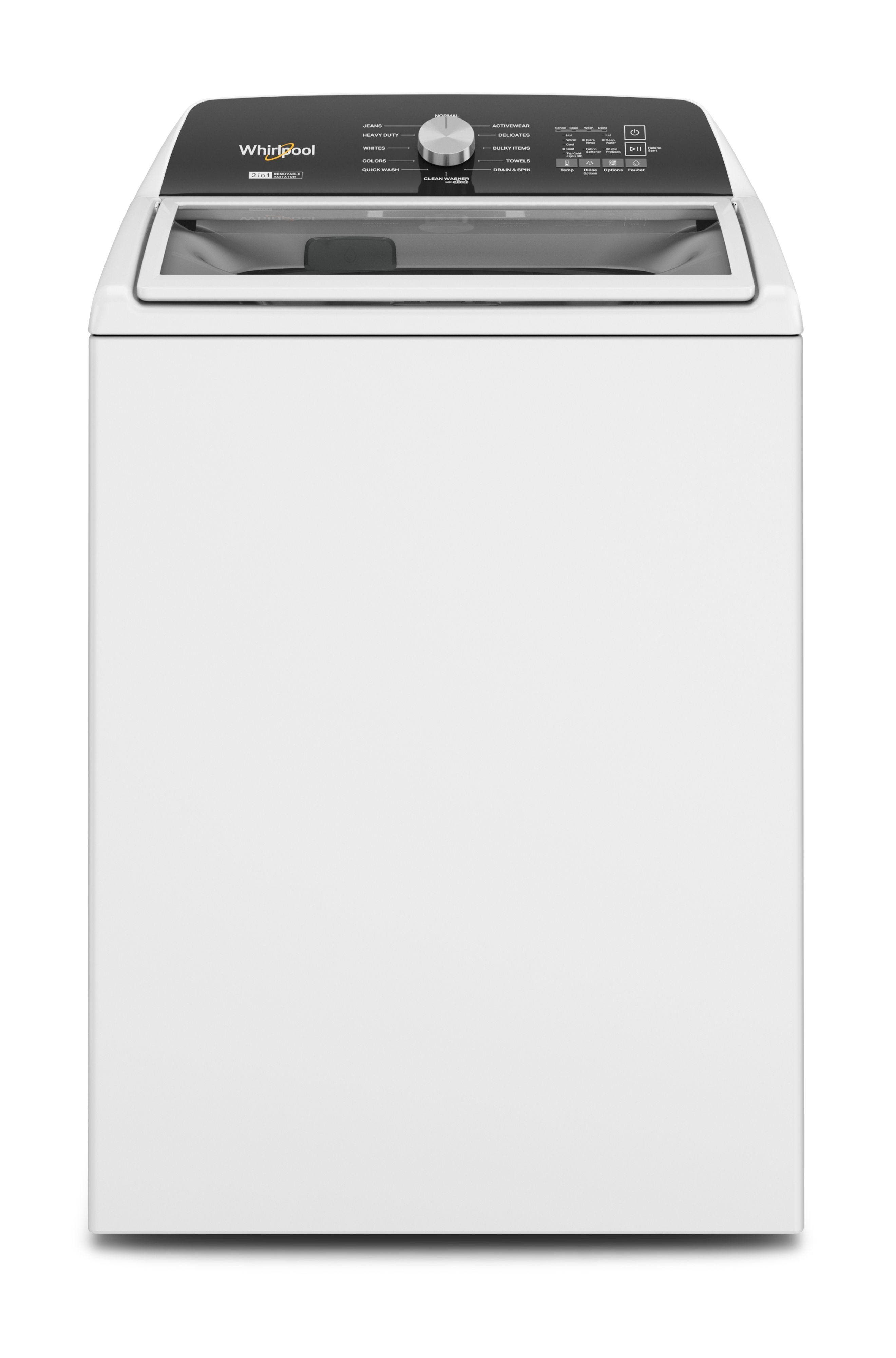 Whirlpool WTW5057LW 4.7 cu. ft. Top Load Washer White | Plesser's