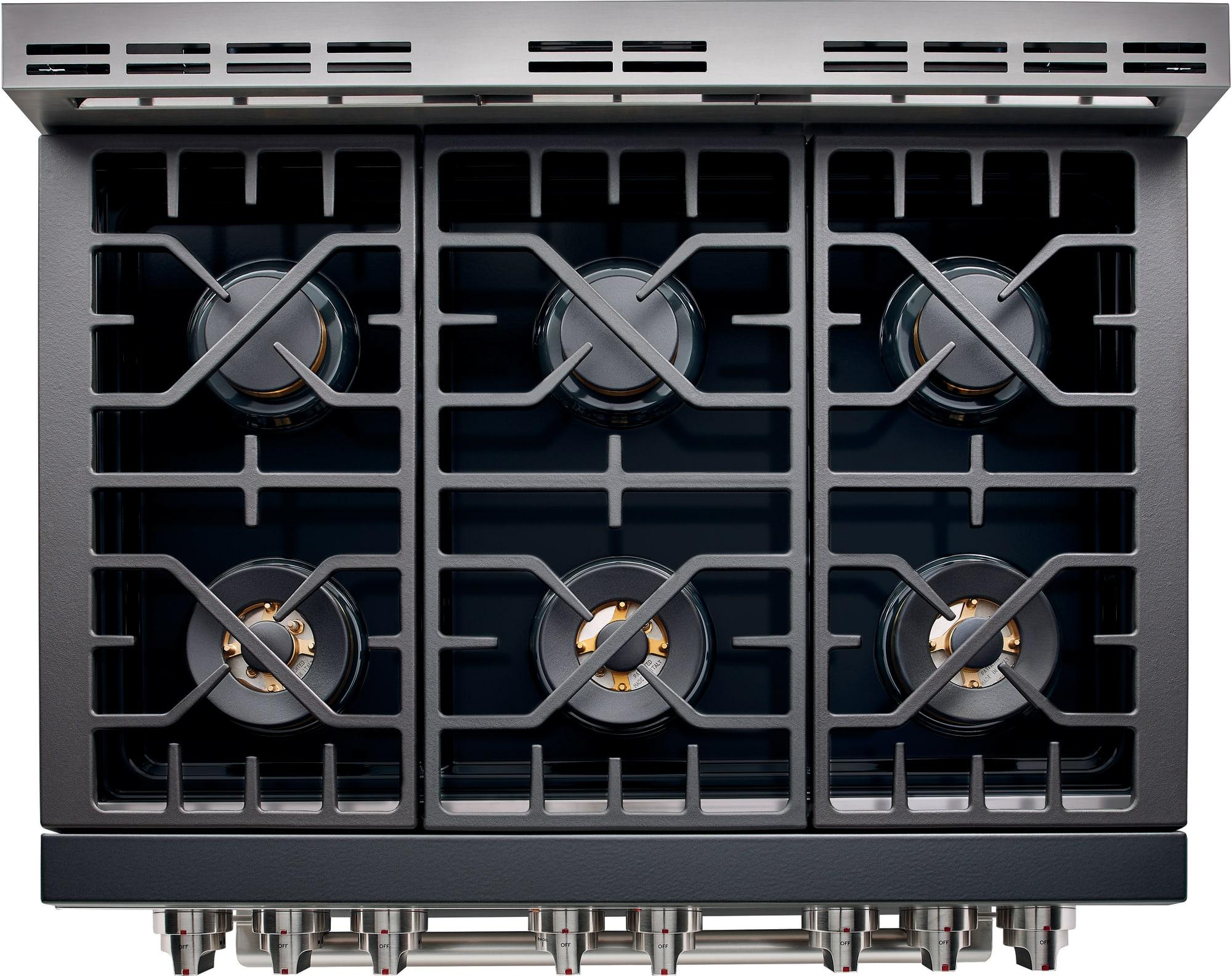 Forza FR366GN 36 Inch Freestanding Gas Range Stainless Steel