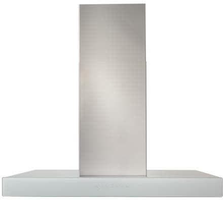 Best ICB3I36SBW Stainless Steel/White Glass