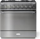 36 Inch Freestanding Dual Fuel Range with 5 Sealed Burners, 4.5 cu. ft. Oven Capacity, Storage Drawer, Continuous Grates, 7 Settings Multifunction Oven, True European Convection, and New Cruciform Knobs