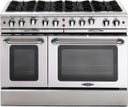 48 Inch Freestanding Gas Range with 8 Open Burners