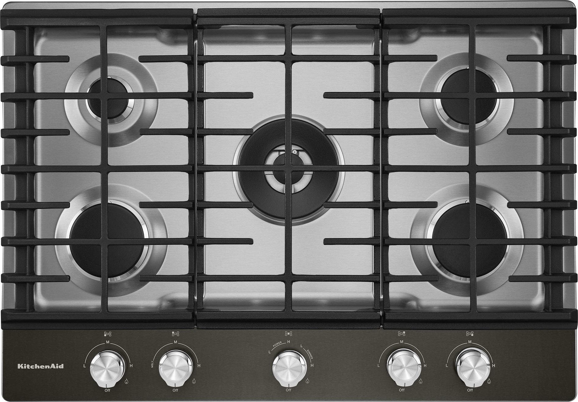 KitchenAid KCGS550EBS Black Stainless Steel