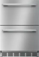 24 Inch Built-In Undercounter Double Drawer Refrigerator with 4.4 cu. ft. Total Capacity, Customizable Cooling Modes, and LED Lighting