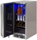 15 Inch 2.73 Cu. Ft. Built-In All Refrigerator with Blue Interior Lighting