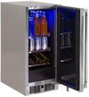 15 Inch 2.73 Cu. Ft. Built-In All Refrigerator with Blue Interior Lighting
