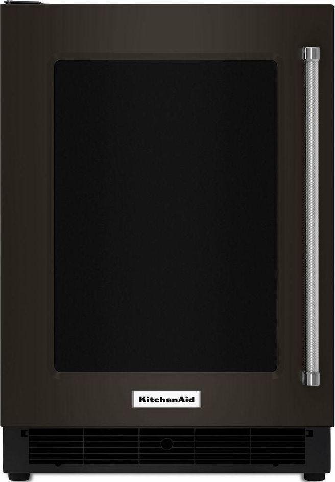 KitchenAid KURL304EBS Black Stainless Steel, Print Shield, Left Hinge