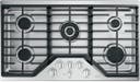 36 Inch Gas Cooktop with 5 Sealed Burners, Dishwasher-Safe Grates, 20K BTU Triple Ring Burner, Integrated Cooktop Griddle, Precise Simmer Burner, LED Backlit Heavy-Duty Knobs, Child Lock, and ADA Compliant