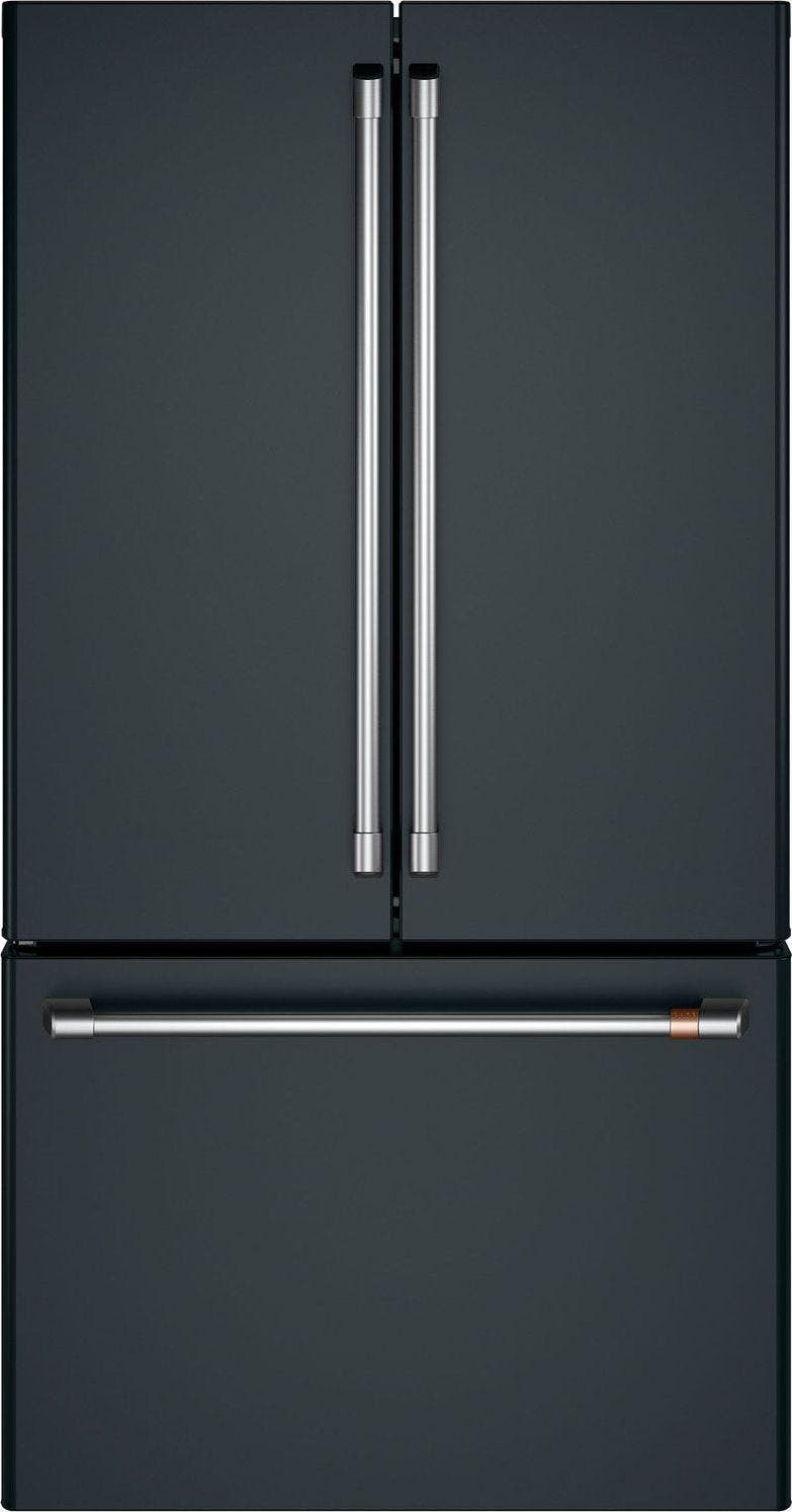 Matte Black with Brushed Stainless Handles