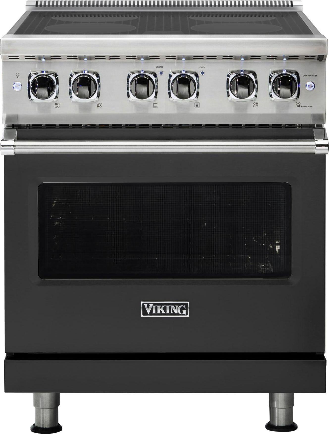 Viking VIR53014BCS Cast Black 30 Inch Freestanding Electric Induction Range